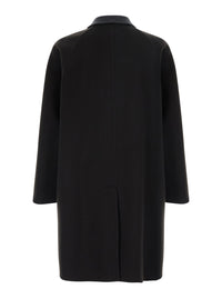 BURBERRY Burberry Men Coat With Notched Revers And Front Closure In Brown
