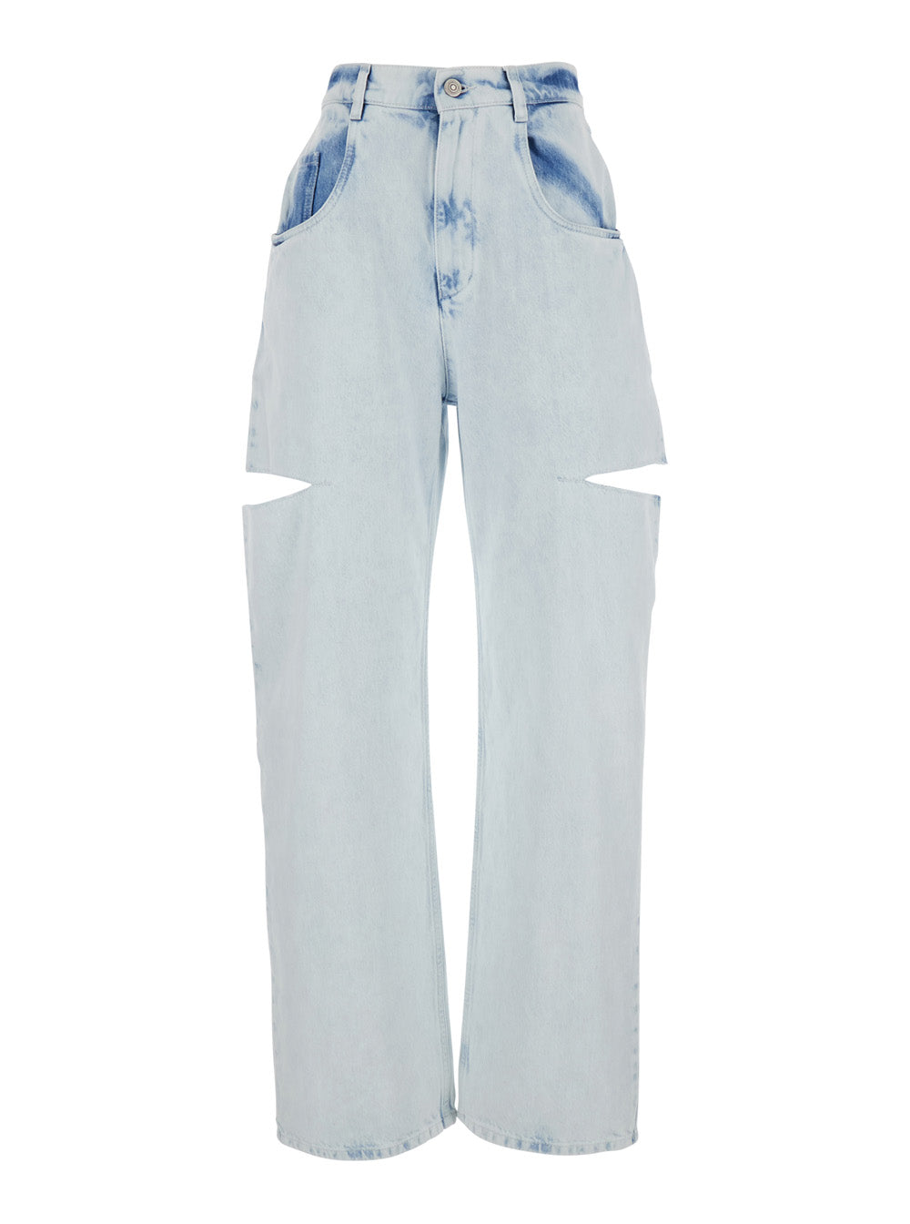 MAISON MARGIELA Maison Margiela Women Pants Five-Pocket Design With 100% Cotton Light Blue Men