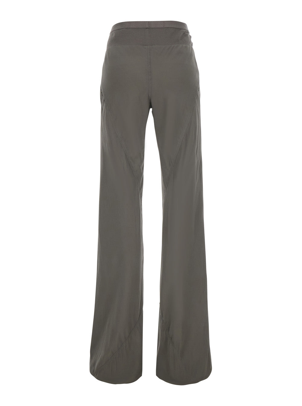 RICK OWENS Rick Owens Women Gray Bias Dust Trousers In Fabric For Clothing