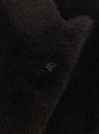 Tagliatore Men Coat 'London' Brown With Notched Revers And Front Closure