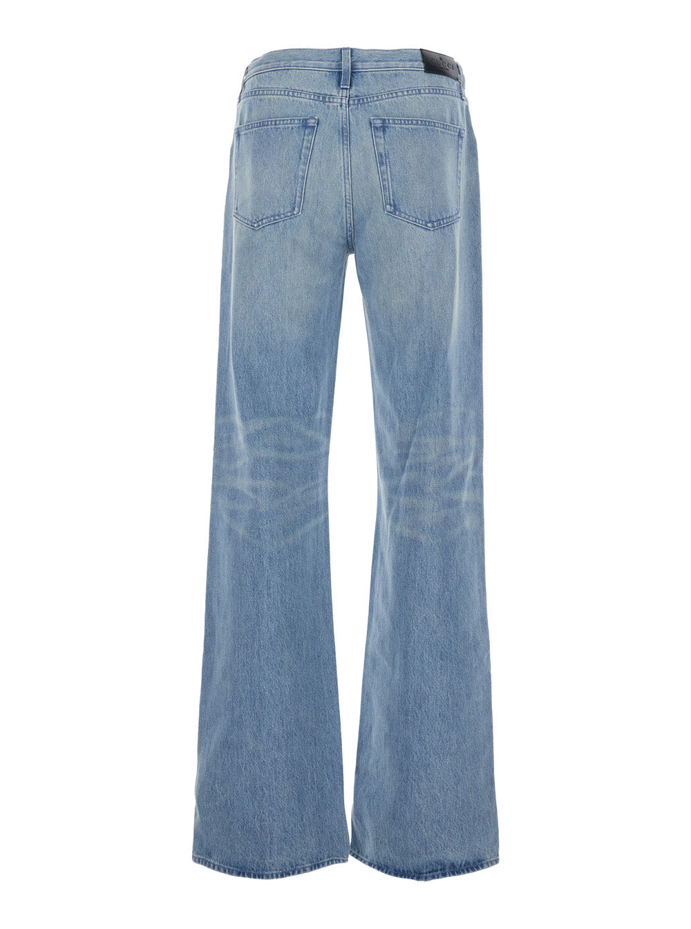 GUCCI Gucci Men Blue Jeans With Bleach Effect And Morsetti On The Pockets In Denim Men