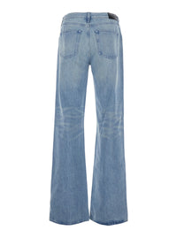 GUCCI Gucci Men Blue Jeans With Bleach Effect And Morsetti On The Pockets In Denim Men