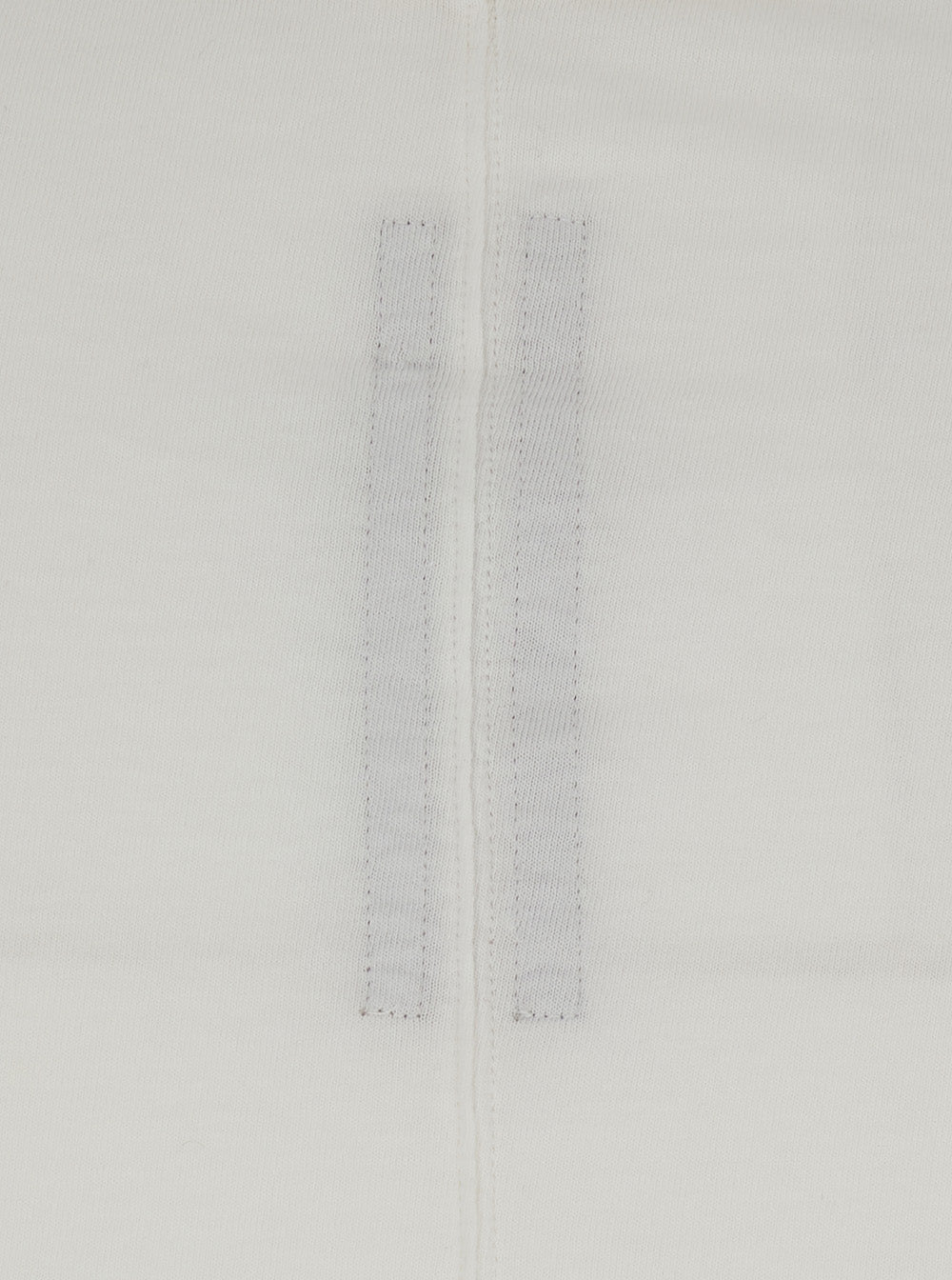 Rick Owens Women Essential Cropped T-Shirt In White Fabric For Women