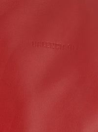 Balenciaga Women Big Collar Jacket Smooth Light Leather