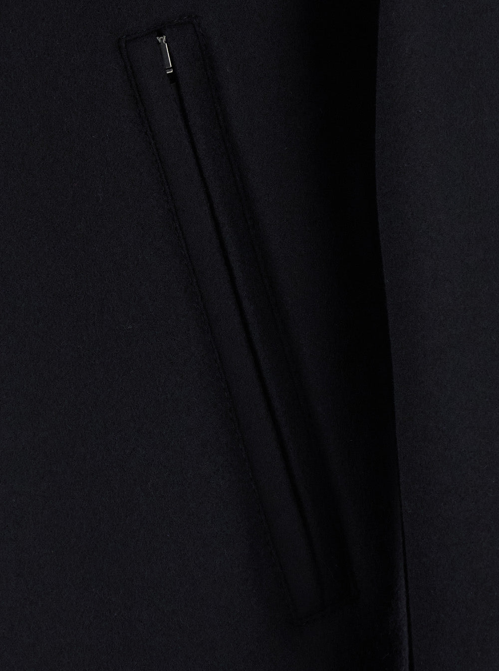 Bottega Veneta Men Splittable Wool Felt Jacket/ Double Black