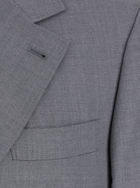 Brunello Cucinelli Men Grey Jacket With Notched Revers And Single-Breasted Button Closure In Wool And Silk Blend For Men