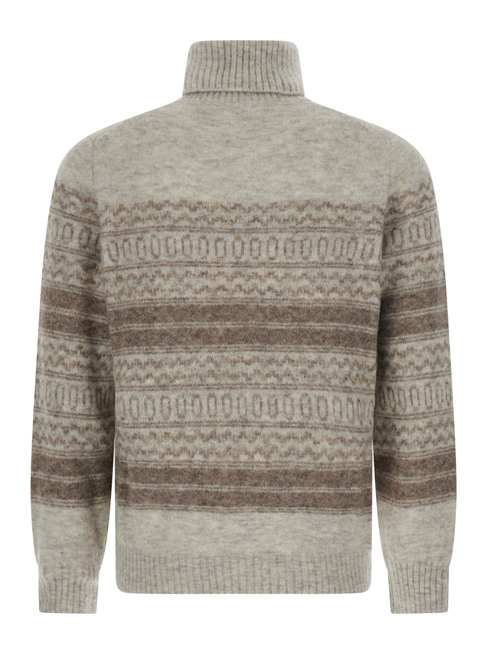 Brunello Cucinelli Men Magliacolloaltonordicjacquard