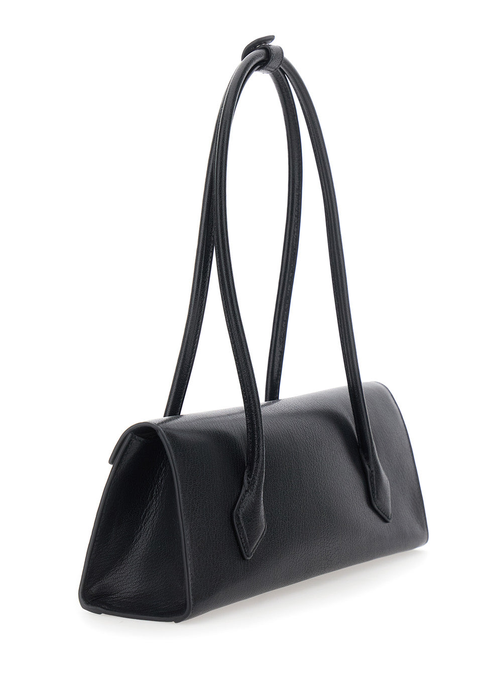 Alaia Women Shoulder Bag Teckel Flap Medium With Leather Details And Alaia Logo, Black, Women