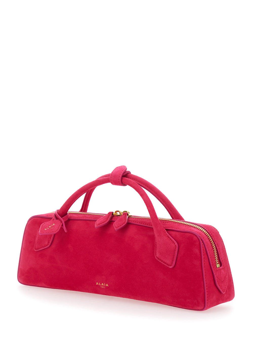 Alaia Women Teckel Clutch With Leather Details And Fuchsia Color For Women