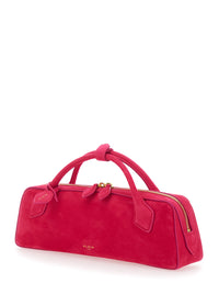 Alaia Women Teckel Clutch With Leather Details And Fuchsia Color For Women