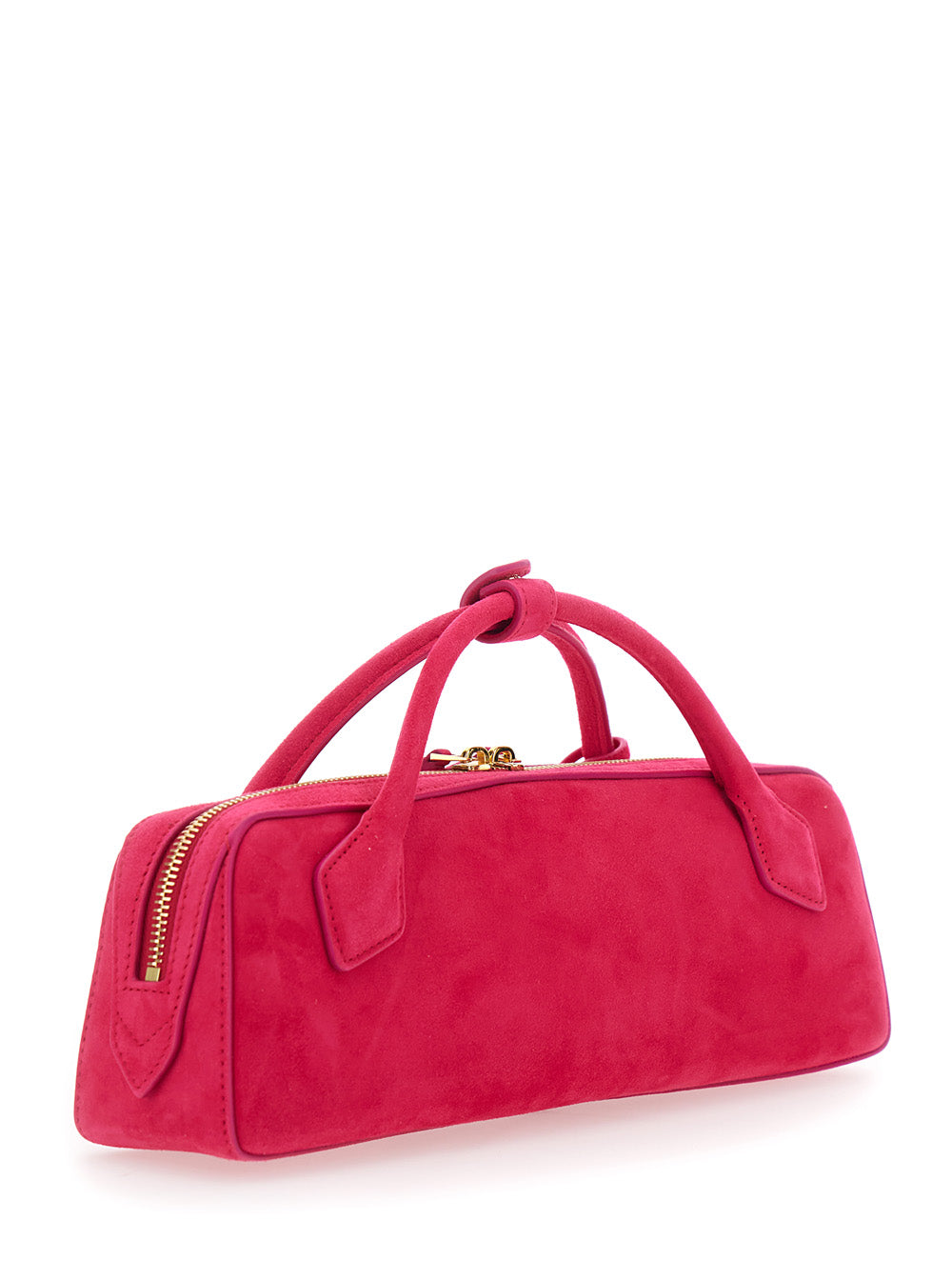 Alaia Women Teckel Clutch With Leather Details And Fuchsia Color For Women