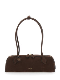 Alaia Women Shoulder Bag With Nubuck And Brown Metal Details For Women