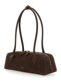 Alaia Women Shoulder Bag With Nubuck And Brown Metal Details For Women