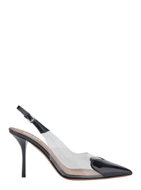 ALAIA Alaia Women 'Lecoeur' Black Pumps With Heart-Shaped Cut On The Front In Leather For Women