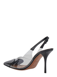 ALAIA Alaia Women 'Lecoeur' Black Pumps With Heart-Shaped Cut On The Front In Leather For Women