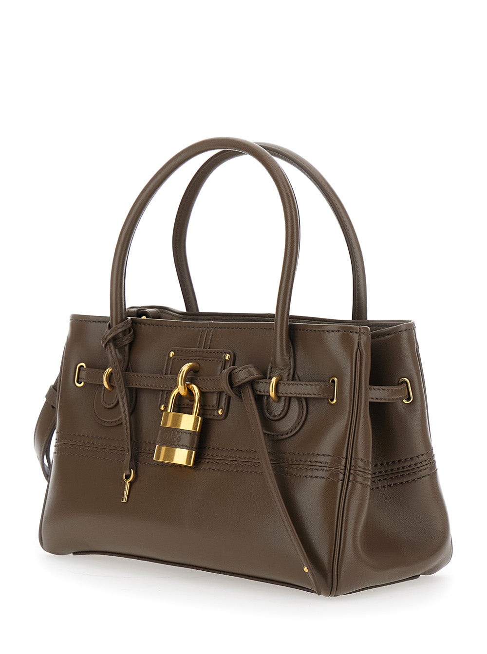Chloé Women Shoulder Bag Brown With Leather Details