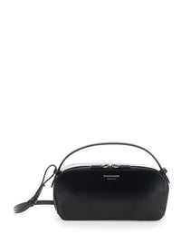 Emporio Armani Women Black Shoulder Bag With Adjustable And Removable Shoulder Strap And Logo Lettering On The Front In Ecoleather For Women