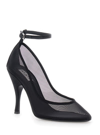 ALAIA Alaia Women Black Décolleté Mesh Design With Adjustable Strap In Fabric Women