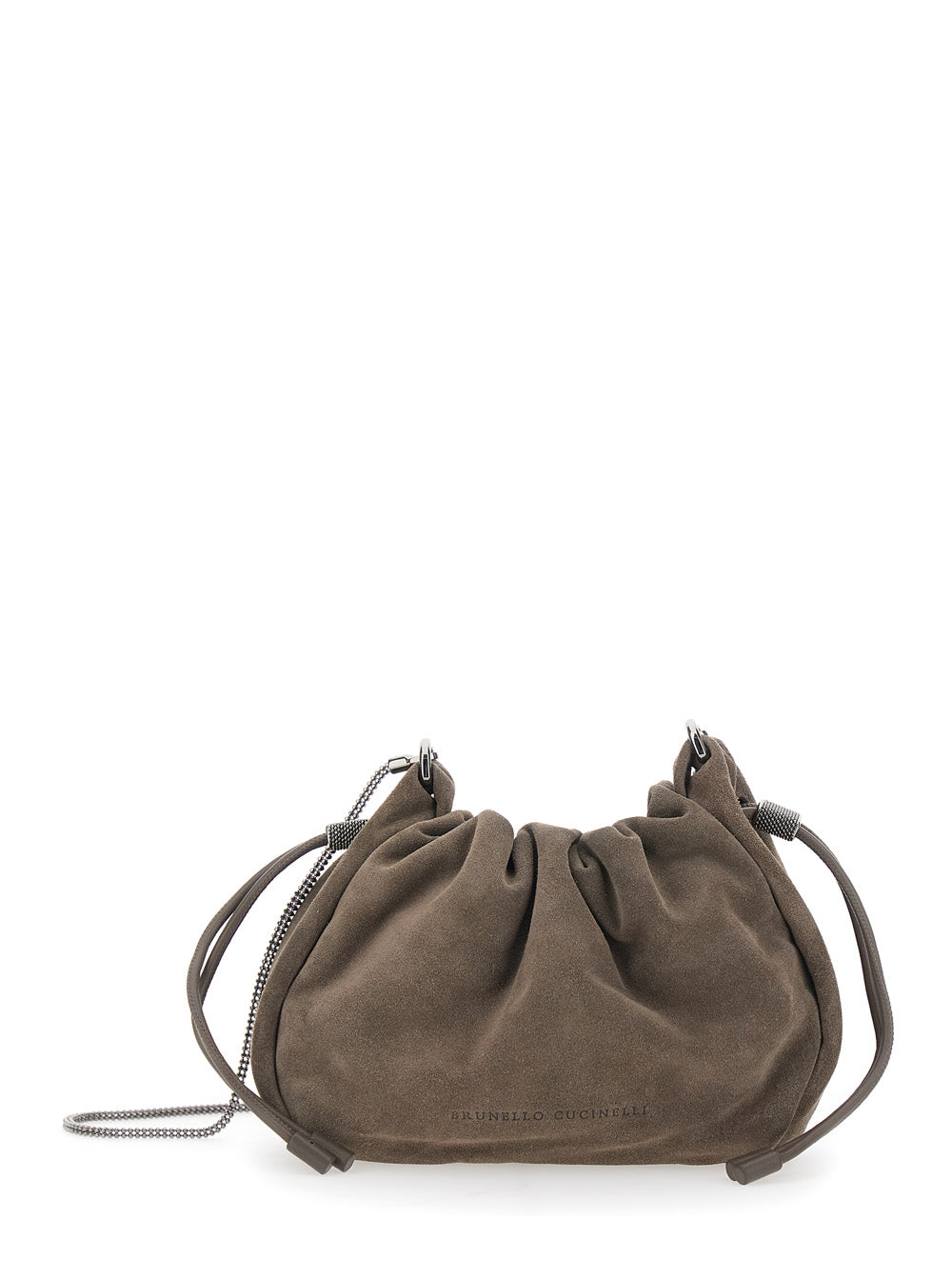 Brunello Cucinelli Women Borsa Bucket Mellow Mini In Camoscio