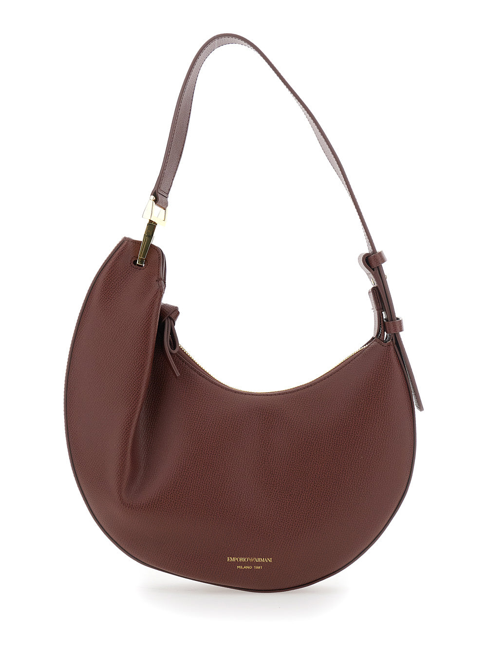Emporio Armani Women Woman's Violet Leather Shoulder Bag