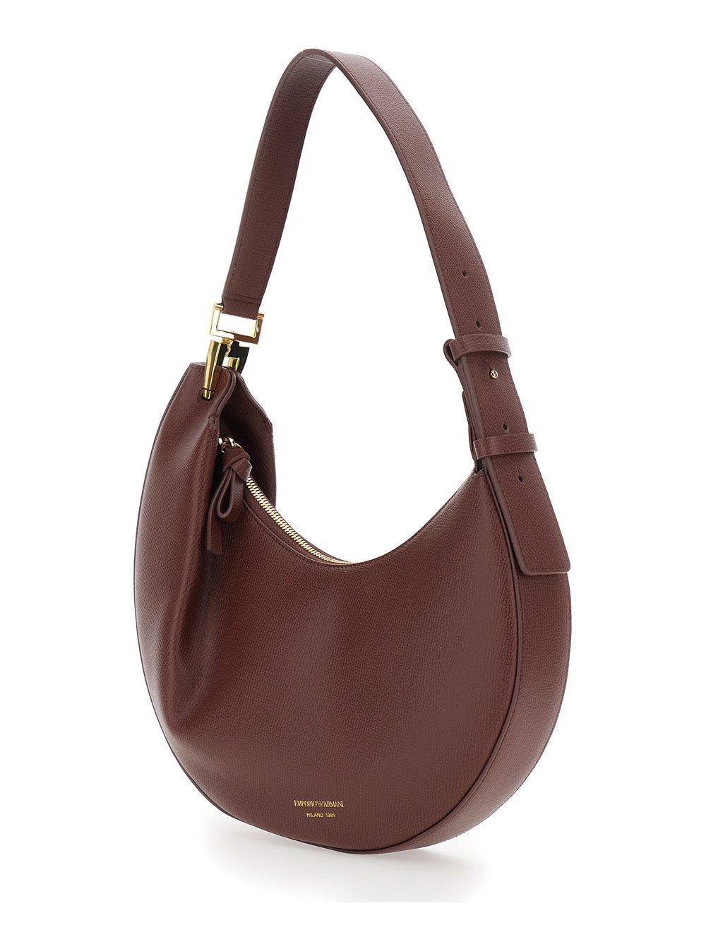Emporio Armani Women Woman's Violet Leather Shoulder Bag