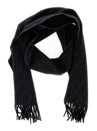Fendi Men Ff Wool Con Frange