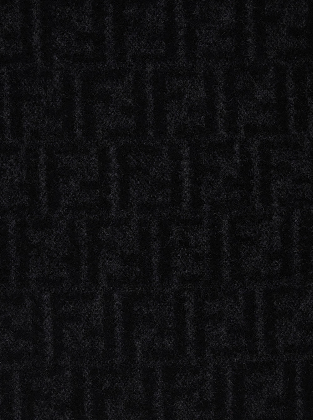 Fendi Men Ff Wool Con Frange