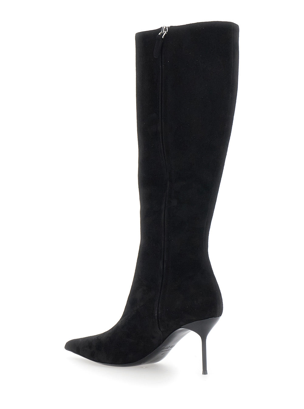 PARIS TEXAS Paris Texas Women 'Lidia' Black Ankle Boots With Pointed Toe And High Heel In Suede Women
