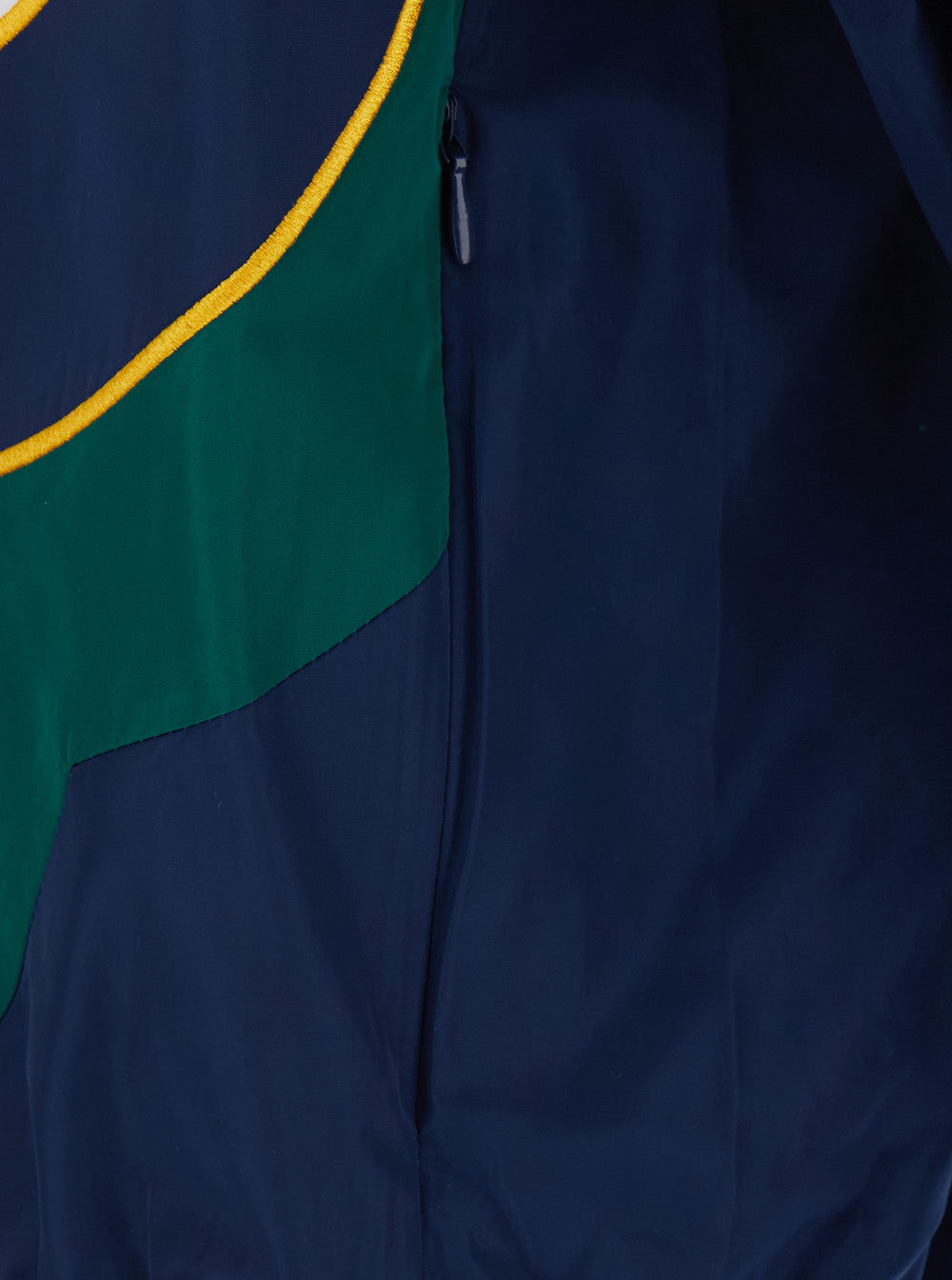Casablanca Men Casablanca Windbreaker Jacket With Colourblock Appliqué In Blue Tech Fabric Gender Unspecified