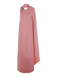 Solace London Women Long Maxi Dress In Fabric And Pink For Women