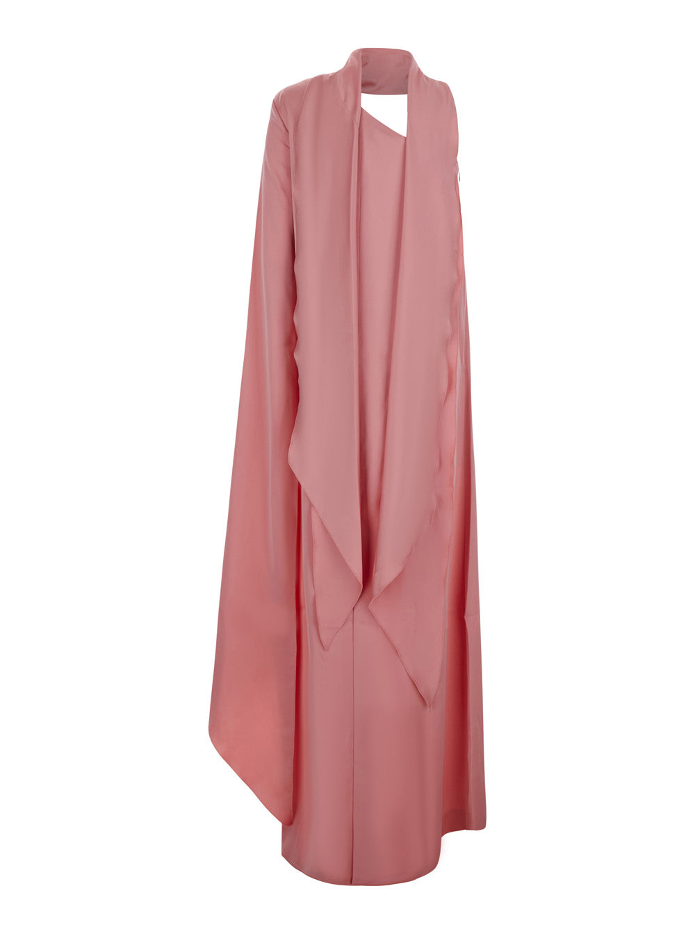 Solace London Women Long Maxi Dress In Fabric And Pink For Women