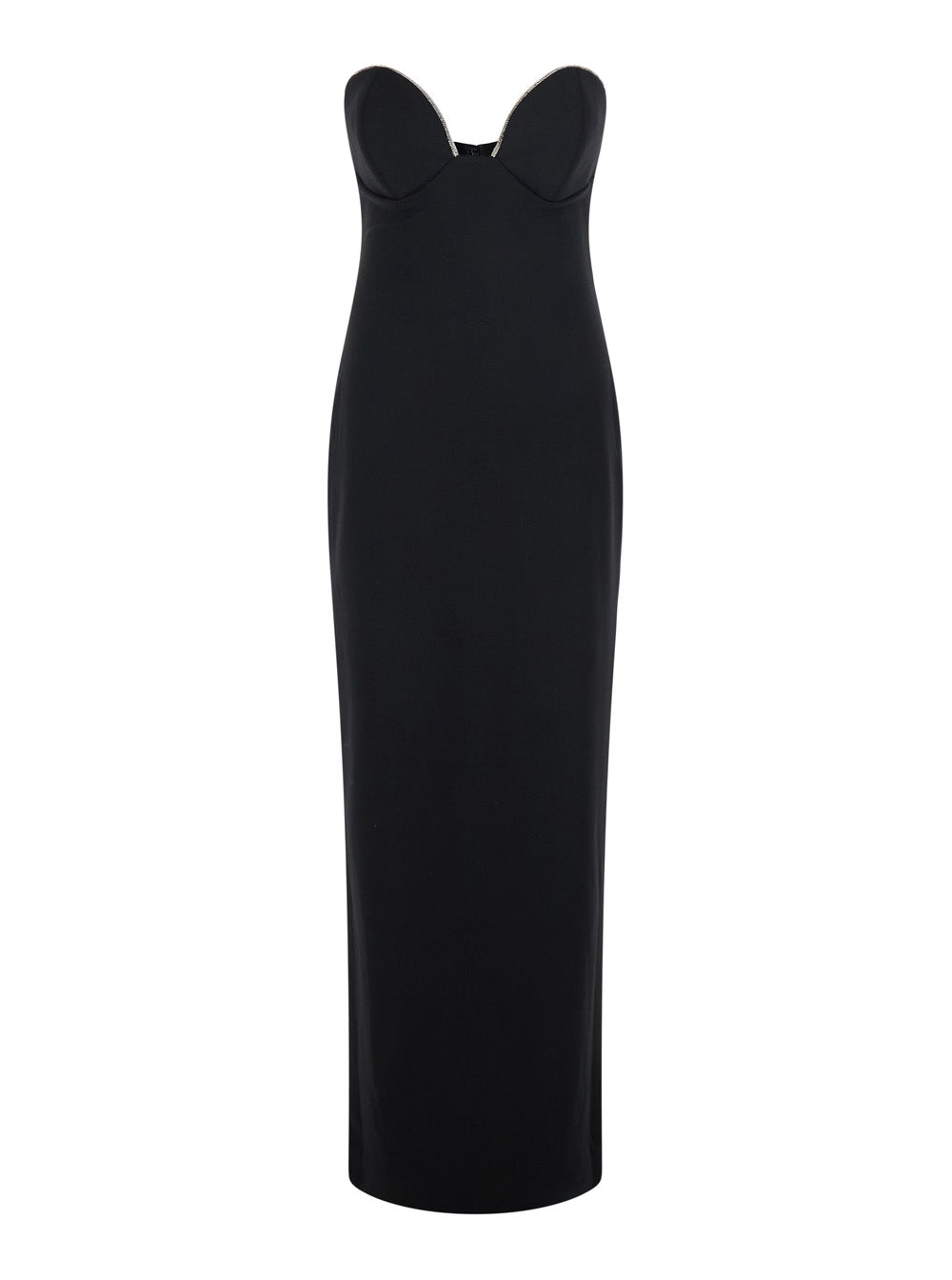 Solace London Women Maxi Sommer Dress In Black Tech Fabric For Women