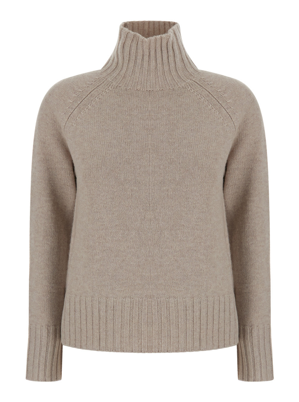 'S Maxmara Women Gray Unisex Sweater With Essential Finish In Wool And Cashmere