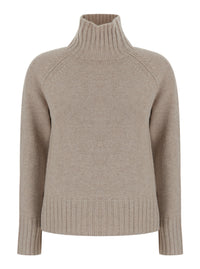 'S Maxmara Women Gray Unisex Sweater With Essential Finish In Wool And Cashmere
