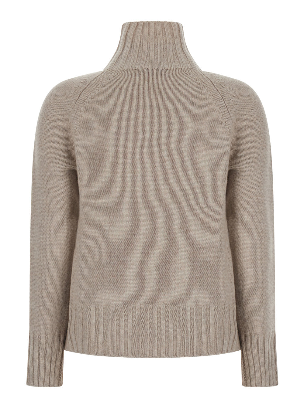 'S Maxmara Women Gray Unisex Sweater With Essential Finish In Wool And Cashmere