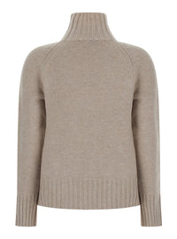 'S Maxmara Women Gray Unisex Sweater With Essential Finish In Wool And Cashmere