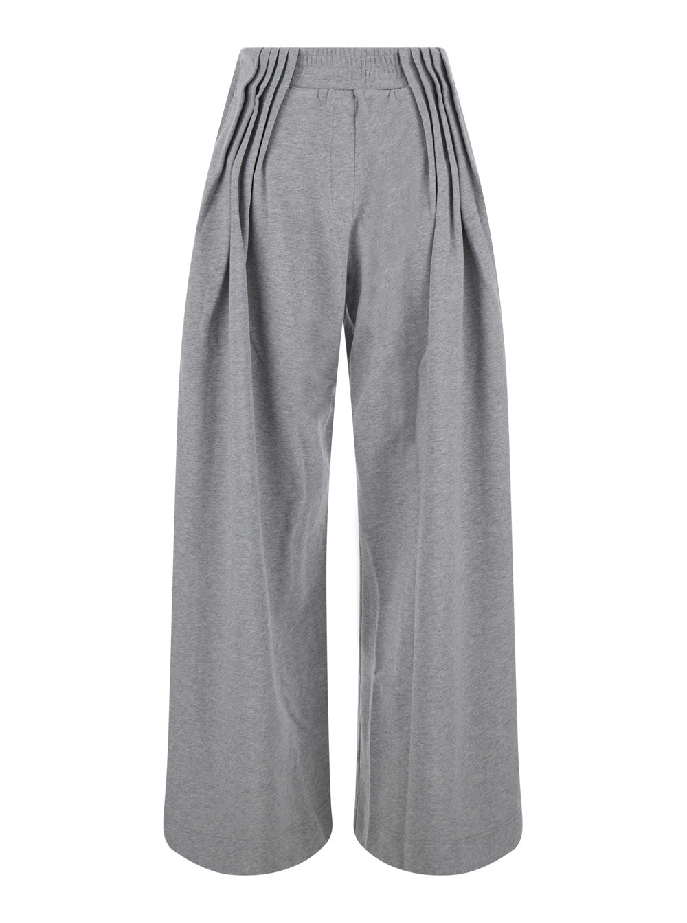 Dries Van Noten Women Hamesa Pants In Gray Tech Fabric With Unisex Details