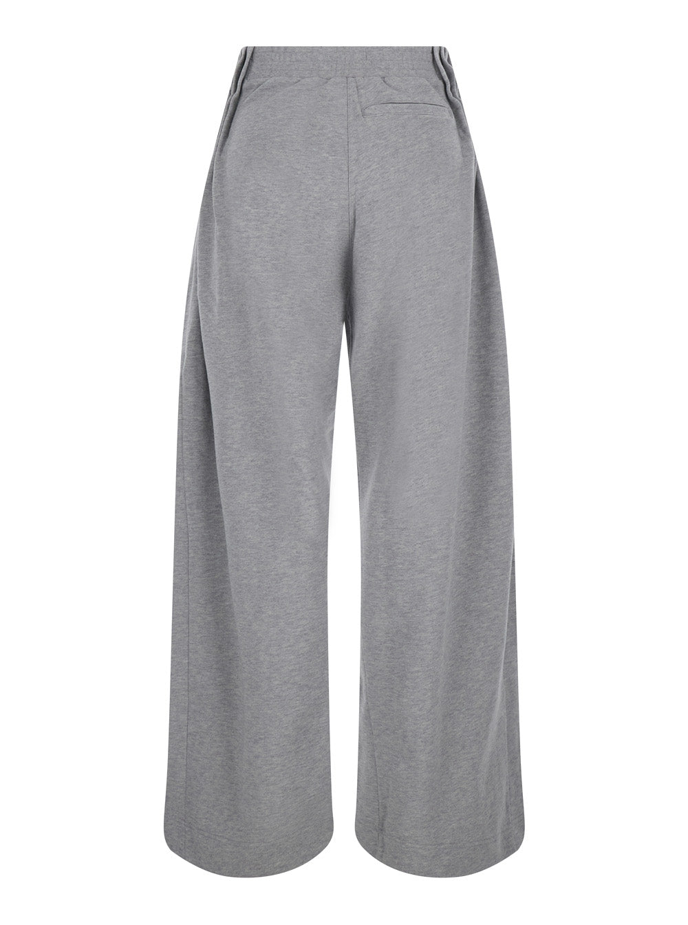 Dries Van Noten Women Hamesa Pants In Gray Tech Fabric With Unisex Details