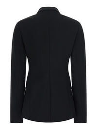 Acne Studios Women Jacket With Black Leather Details