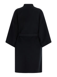 Fendi Women Coat Ff Double Wool