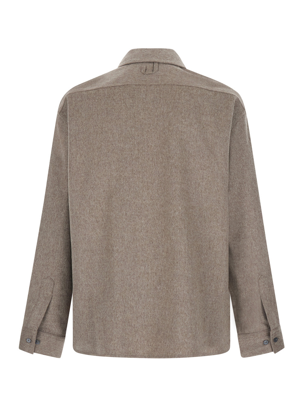 Jacquemus Men Beige Jacket With Front Zip Closure And Side Pockets