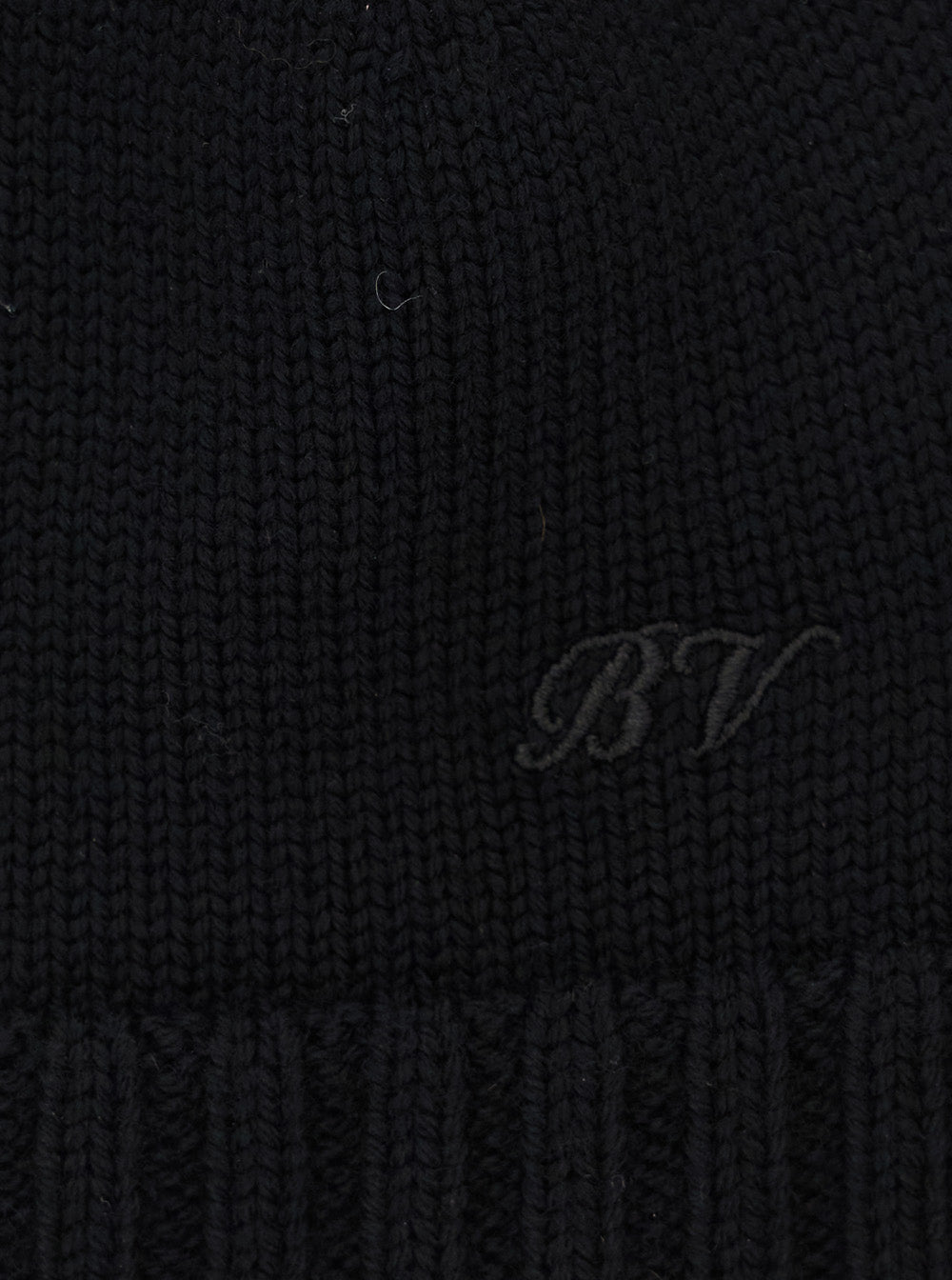 Bottega Veneta Men Classic Wool Knit Beanie/ Black