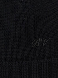 Bottega Veneta Men Classic Wool Knit Beanie/ Black