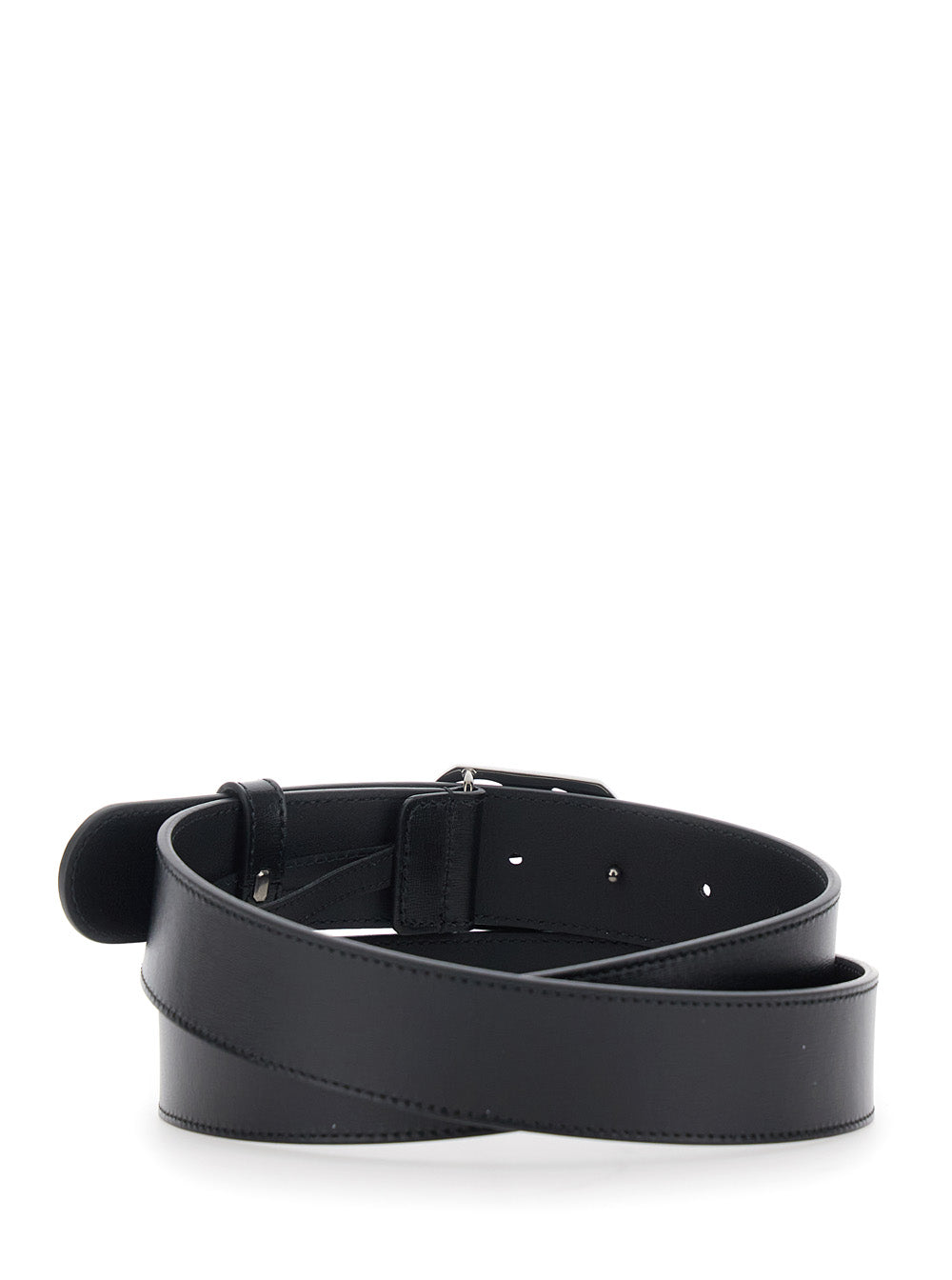 Gucci Men Gg Cut Rutenio Con Pelle Nera