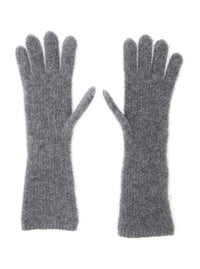 Jacquemus Women Les Gants Gros Grain Are Gloves Characterized By A Composition Of Alpaca Wool, Nylon, And Merino Wool In Gray Unisex
