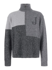 JACQUEMUS Jacquemus Men Le Camionneur Orlando Is A Gray Cotton Sweater With A Crew Neck And Long Sleeves, Unisex