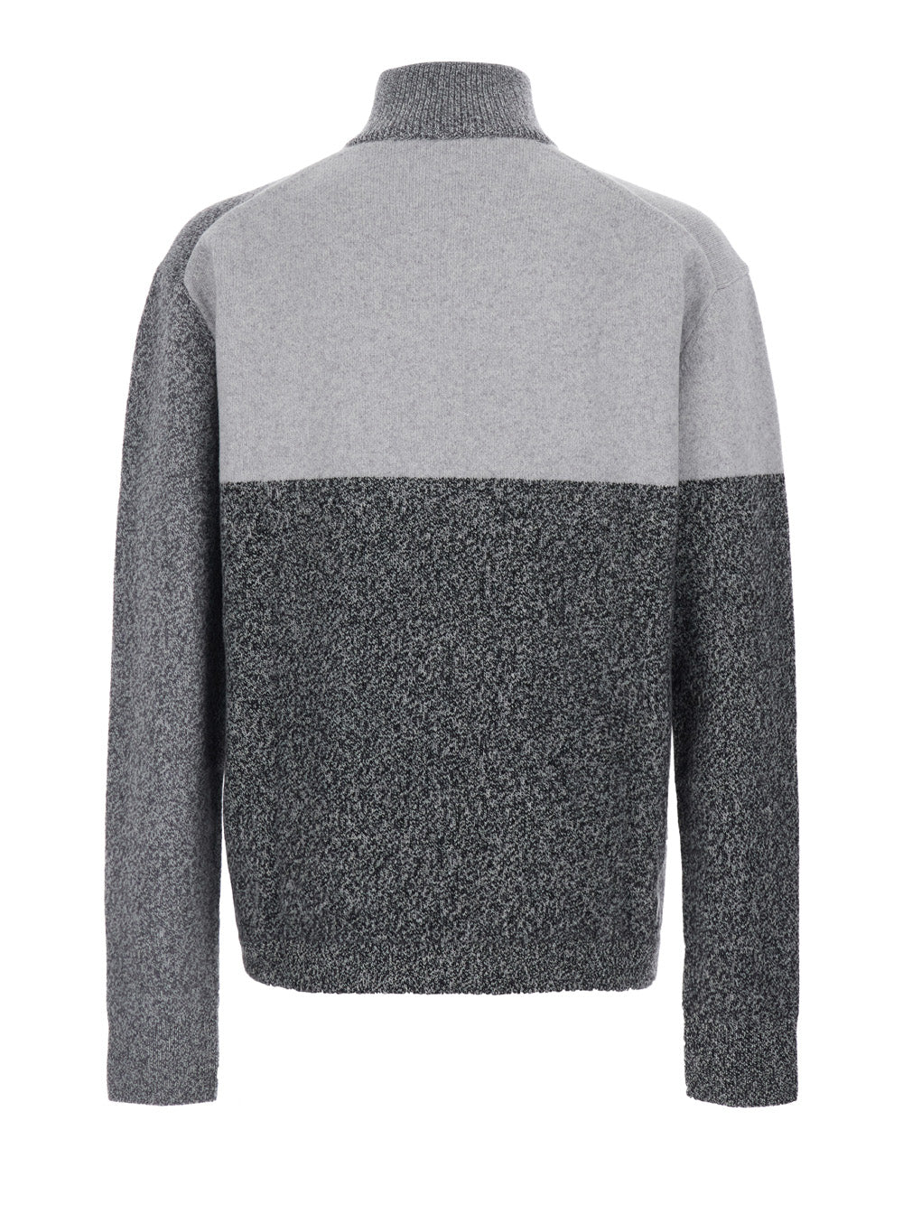 JACQUEMUS Jacquemus Men Le Camionneur Orlando Is A Gray Cotton Sweater With A Crew Neck And Long Sleeves, Unisex