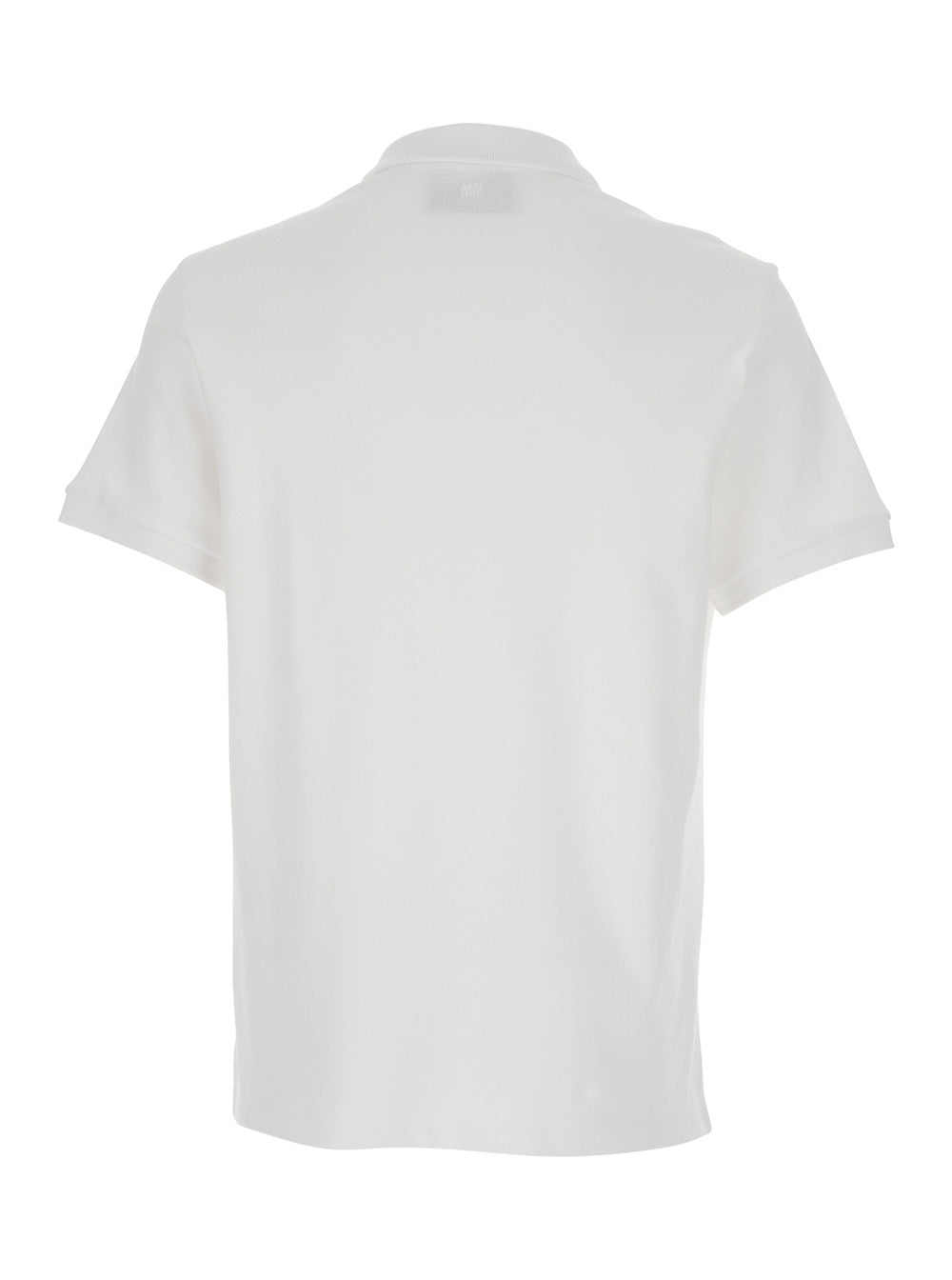 Ami Paris Men Polo Shirt With Adc Embroidery On The Front And Classic Collar In White For Men