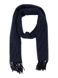 Fendi Men Ff Wool Con Frange
