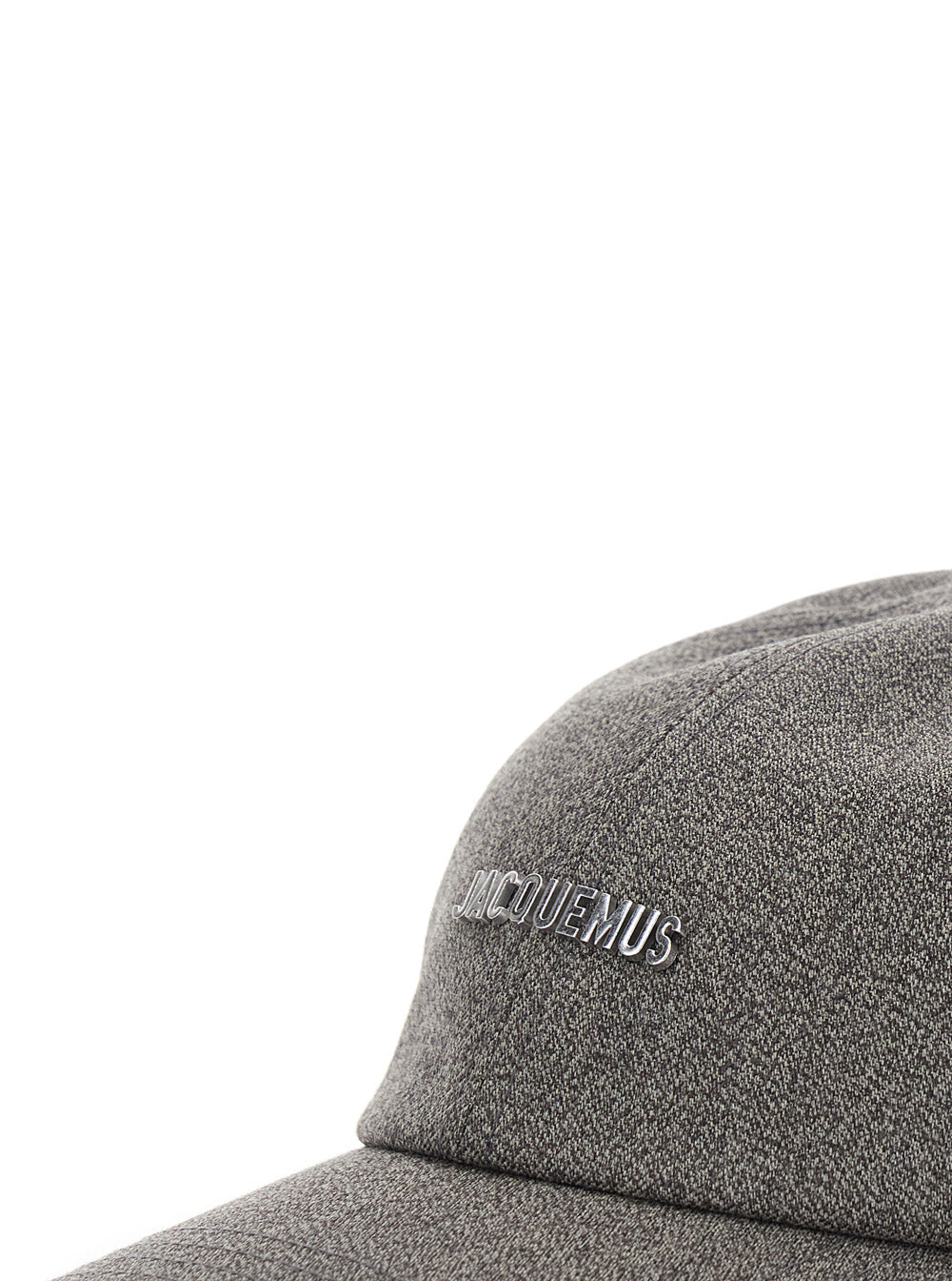 Jacquemus Women Cap With Visor In Brown Fabric For Unisex